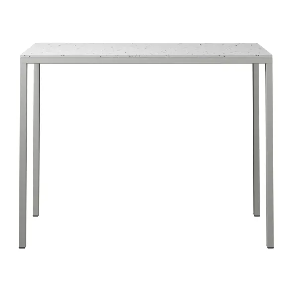 Console Tetra - plateau 120x40 cm - h. 90 cm - plateau PS 100% recyclé - piétement époxy