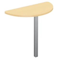 Convivialité demi-lune Fusion - l. 80 x pr. 40 cm - pour 1 bureau pr. 80 cm
