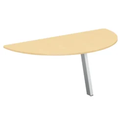 Convivialité demi-lune Fusion - l. 160 x pr. 80 cm - pour 2 bureaux pr. 80 cm