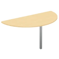Convivialité demi-lune Fusion - l. 160 x pr. 80 cm - pour 2 bureaux pr. 80 cm