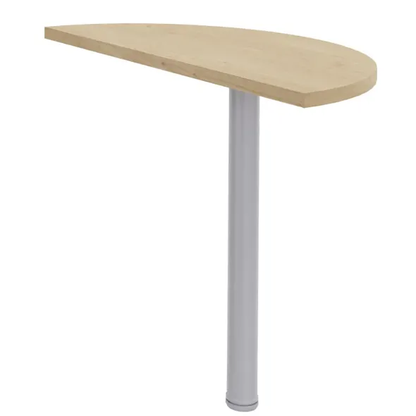 Convivialité demi-lune pour bureau Majesty - l. 80 x pr. 40 cm