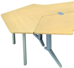 Convivialité éventail Fusion - pour 2 bureaux compact 120°