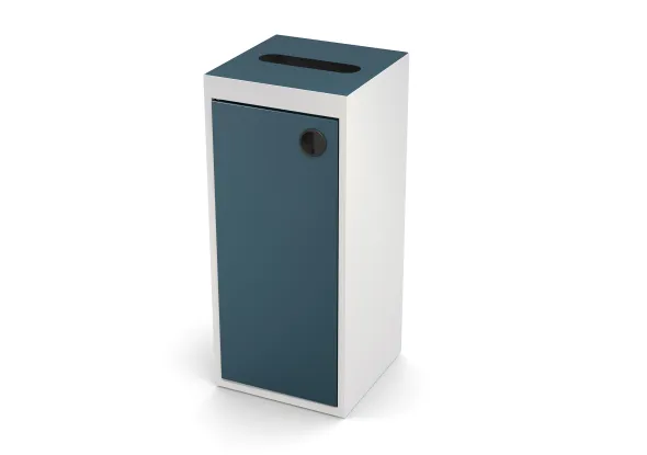 Corbeille Pick Up avec porte - couvercle à fente - 60 l