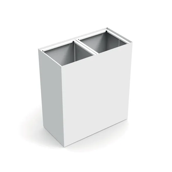 Corbeille sans couvercle Pick Up - 2 x 60 l