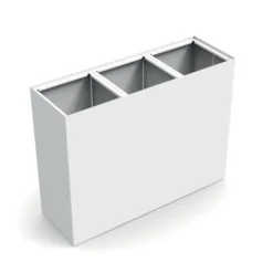 Corbeille sans couvercle Pick Up - 3 x 60 l