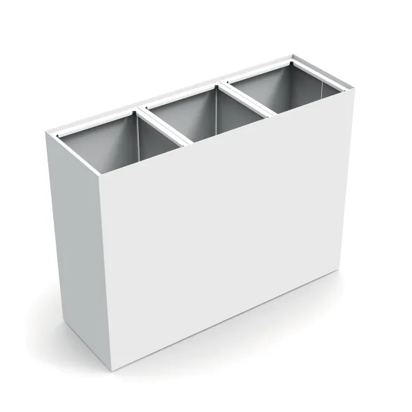 Corbeille sans couvercle Pick Up - 3 x 60 l