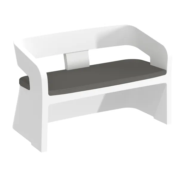 Coussin d'assise banquette 2 places Karla - tissu - usage intérieur