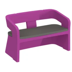 Coussin d'assise banquette 2 places Karla - tissu - usage intérieur