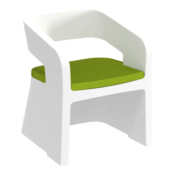 Coussin d'assise chauffeuse Karla - tissu - usage intérieur