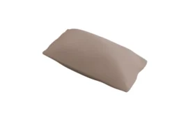 Coussin rectangulaire Mendi - 25 x 45 cm - textile enduit uni