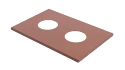 Couvercle pour corbeille Pick Up - 90 l - 2 ronds - diamètre 10,8 cm