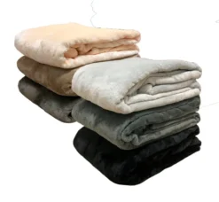 Couverture microfibre Microflanelle - 180 x 220 cm - lot de 10