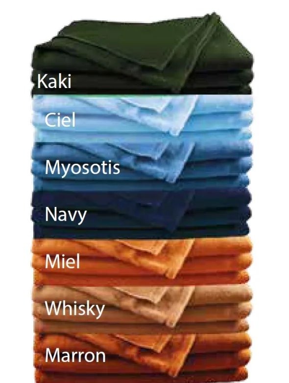 Couverture tissée Atlas - 180 x 220 cm - lot de 10