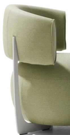 Dossier courbe Code out - textile enduit - Ø 68 cm