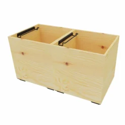 Double boîte Pixel - l. 72 x h. 38,1 x pr. 36 cm - sans top - lot de 25