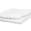 Drap de bain éponge 100 % coton blanc - 70 x 140 cm - 400 g/m2 - lot de 10