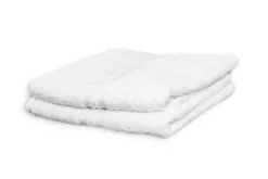 Drap de bain éponge 100 % coton blanc - 70 x 140 cm - 400 g/m2 - lot de 10