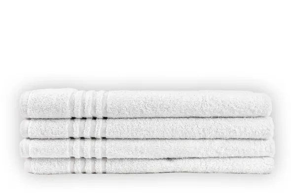 Drap de bain éponge 100 % coton couleur - 70 x 140 cm - 360 g/m2 - lot de 10