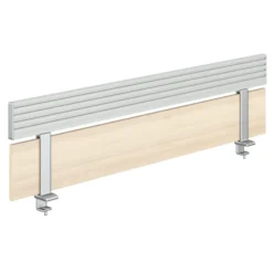 Ecran de séparation Fusion l. 140 cm - mélaminé avec rail