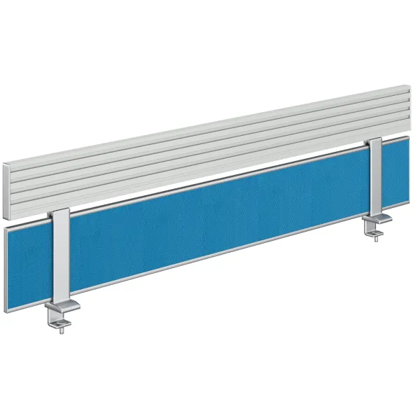 Ecran de séparation Fusion l. 160 cm - tissu avec rail