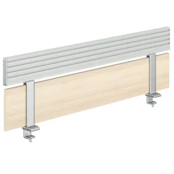 Ecran de séparation Fusion l. 120 cm - mélaminé avec rail