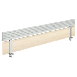 Ecran de séparation Fusion l. 180 cm - mélaminé avec rail