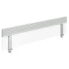 Ecran de séparation Fusion l. 160 cm - translucide avec rail