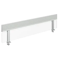 Ecran de séparation Fusion l. 160 cm - translucide avec rail