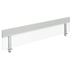 Ecran de séparation Fusion l. 180 cm - translucide avec rail