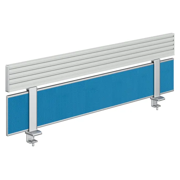 Ecran de séparation Fusion l. 120 cm - tissu avec rail