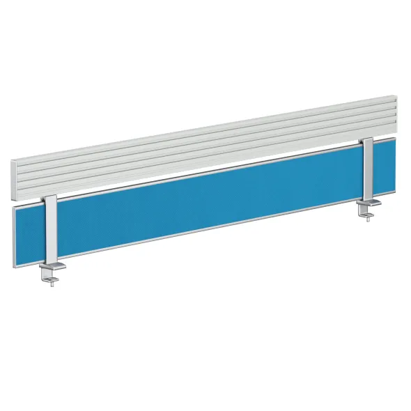 Ecran de séparation Fusion l. 180 cm - tissu avec rail