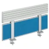 Ecran de séparation Fusion l. 80 cm - tissu avec rail