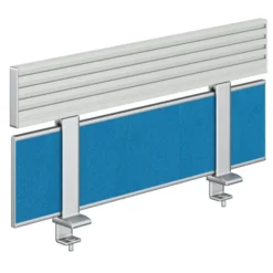 Ecran de séparation Fusion l. 80 cm - tissu avec rail
