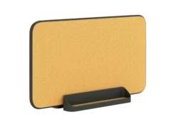 Ecran de séparation latéral sur socle FrameOne II - l. 75 cm - tissu - sans prestation