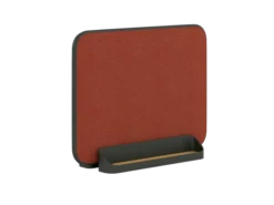 Ecran de séparation latéral sur socle FrameOne II - l. 55 cm - tissu - sans prestation