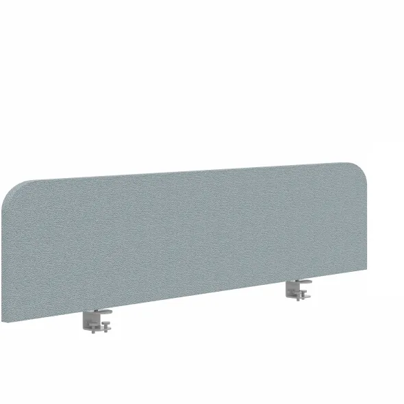 Ecran de séparation pour bureau isolé Arial - l. 140 cm - tissu