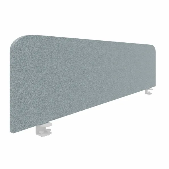 Ecran de séparation pour bureau isolé Arial - l. 160 cm - tissu