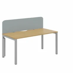 Ecran de séparation pour bureau isolé Arial - l. 160 cm - tissu