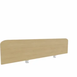 Ecran de séparation pour bureau isolé Arial - l. 180 cm - mélaminé