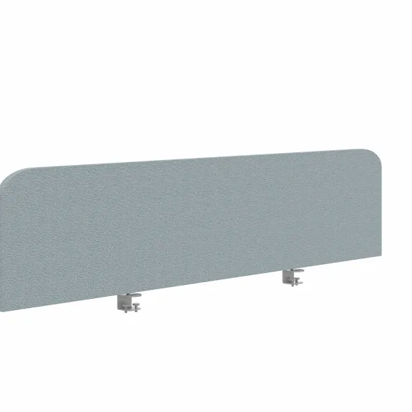 Ecran de séparation pour bureau isolé Arial - l. 180 cm - tissu