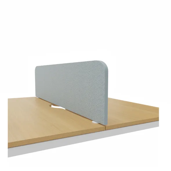 Ecran de séparation pour bureaux face à face Arial - l. 120 cm - tissu