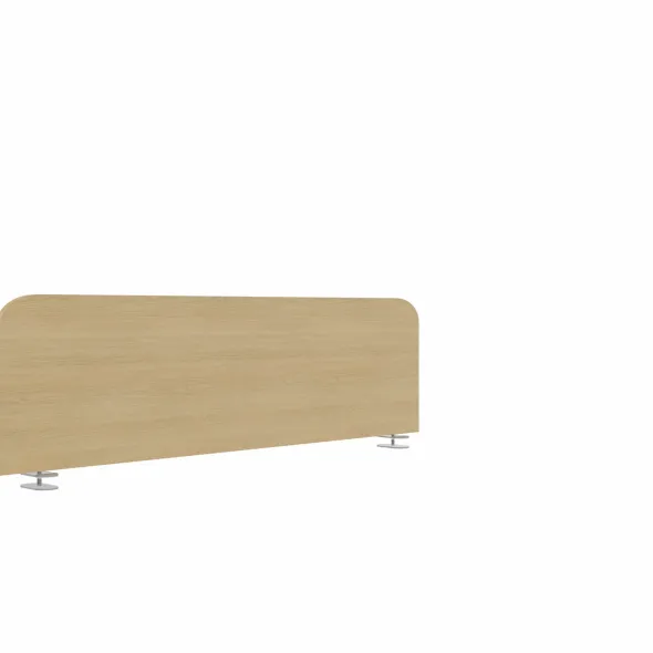 Ecran de séparation pour bureaux face à face Arial - l. 140 cm - mélaminé