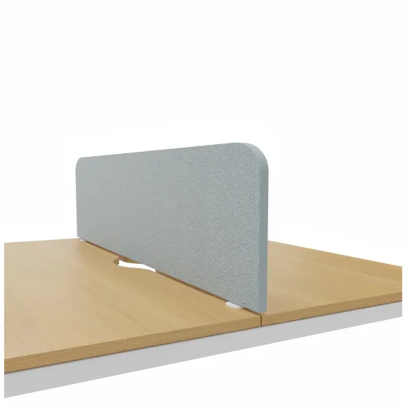 Ecran de séparation pour bureaux face à face Arial - l. 140 cm - tissu