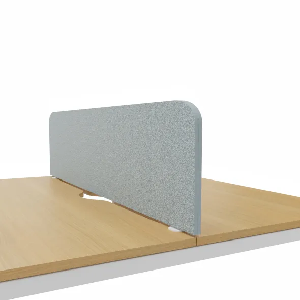 Ecran de séparation pour bureaux face à face Arial - l. 160 cm - tissu