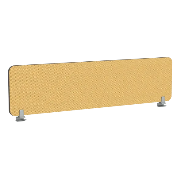 Ecran de séparation sur pinces B Free - l. 180 x h. 40,7 cm tissu A - chant premium