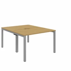 Ensemble 2 bureaux droits Arial - l. 120 x pr. 80 cm - piétement arche
