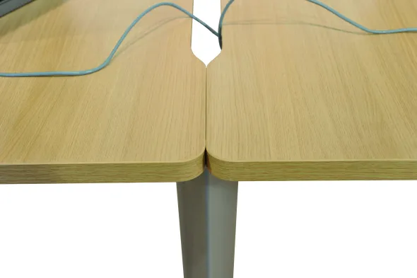 Ensemble 2 bureaux droits Evidence - l. 160 x pr. 80 cm