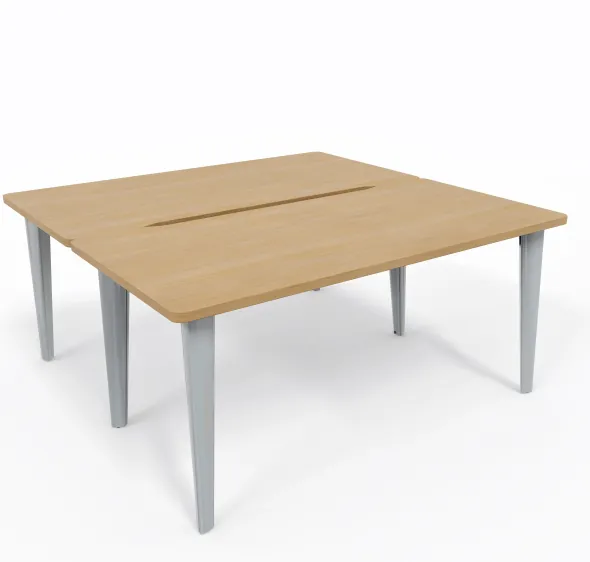 Ensemble 2 bureaux droits Evidence - l. 160 x pr. 80 cm
