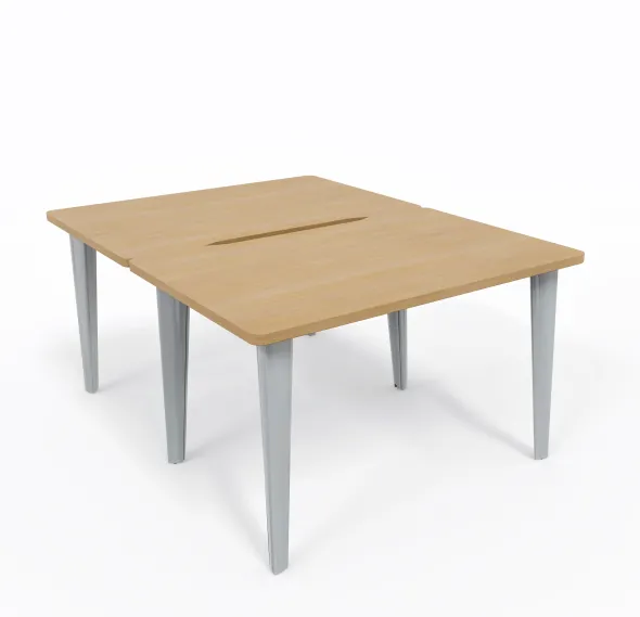Ensemble 2 bureaux droits Evidence - l. 120 x pr. 80 cm