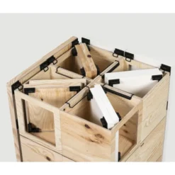 Ensemble complet Pixel sur chariot mobile : 1 wheel tray, 15 boîtes (dont 12 avec grande ouverture),